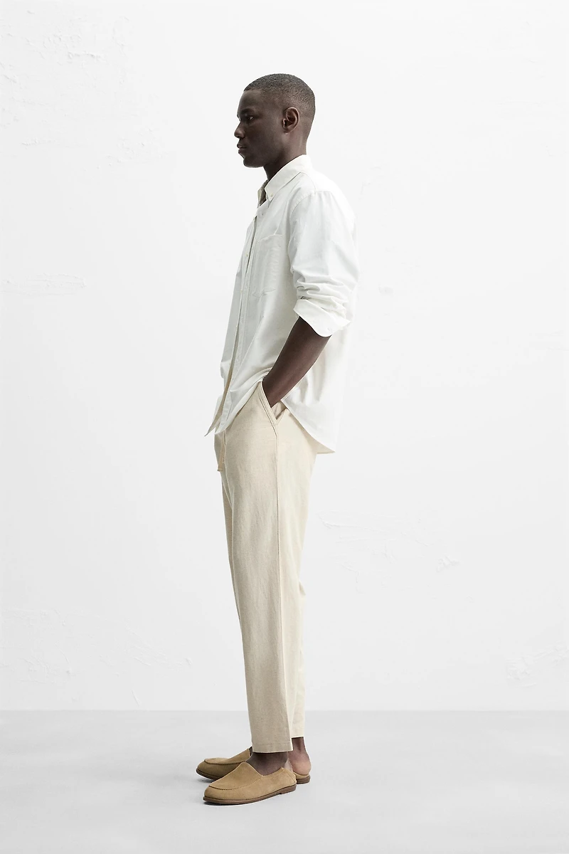 PANTALON RELAXED FIT COTON - LIN