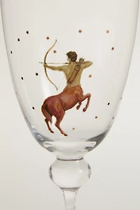 SAGITTARIUS ZODIAC WINE GLASS | MARISA BERENSON