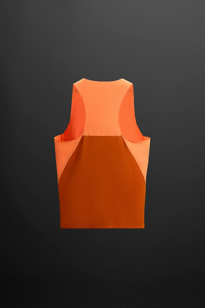 COLOR BLOCK TECHNICAL TANK TOP