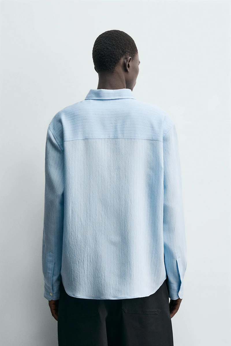 CHEMISE FLUIDE À RAYURES