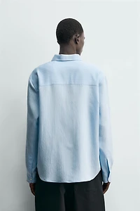 CHEMISE FLUIDE À RAYURES