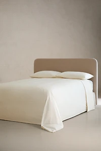 FADED STRIPED COTTON DUVET COVER
