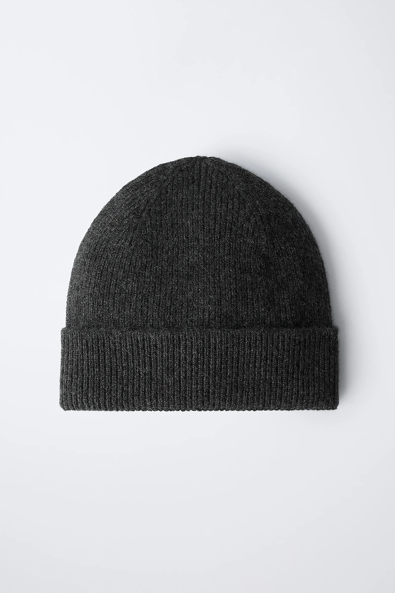 BONNET CANNELÉ 100% CACHEMIRE