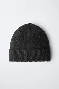 BONNET CANNELÉ 100% CACHEMIRE