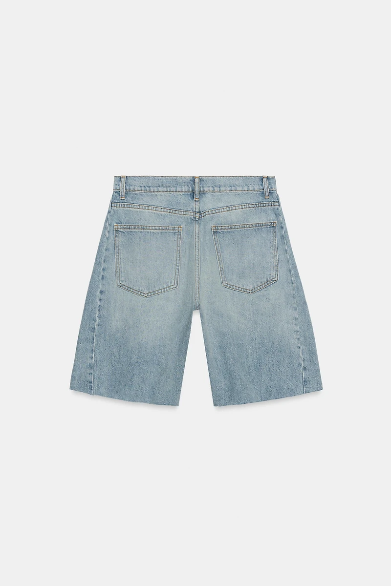 ZW COLLECTION RELAXED FIT MID-RISE DENIM SHORTS
