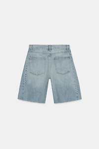 ZW COLLECTION RELAXED FIT MID-RISE DENIM SHORTS