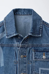 PRINTED DENIM JACKET