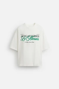 T-SHIRT À INSCRIPTION IMPRIMÉE