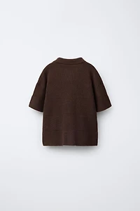 CROCHET KNIT SHIRT