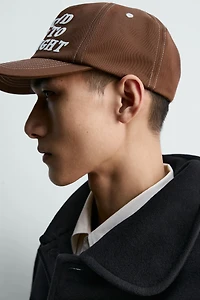 PETER PAN TEXT CAP HARRY LAMBERT FOR ZARA X DISNEY