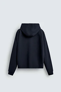 SWEAT ZIPPÉ À CAPUCHE