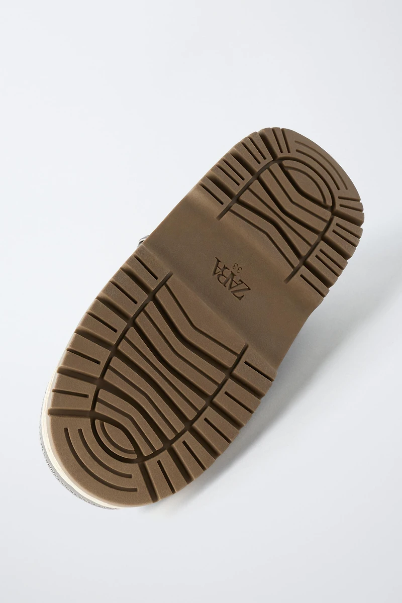 BOTTINES MÉTALLISÉES WATER REPELLENT