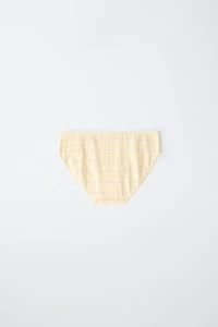 6-14 YEARS / SIX-PACK OF FLORAL UNDERWEAR