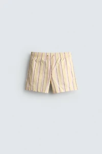 MAILLOT DE BAIN MI-LONG À RAYURES