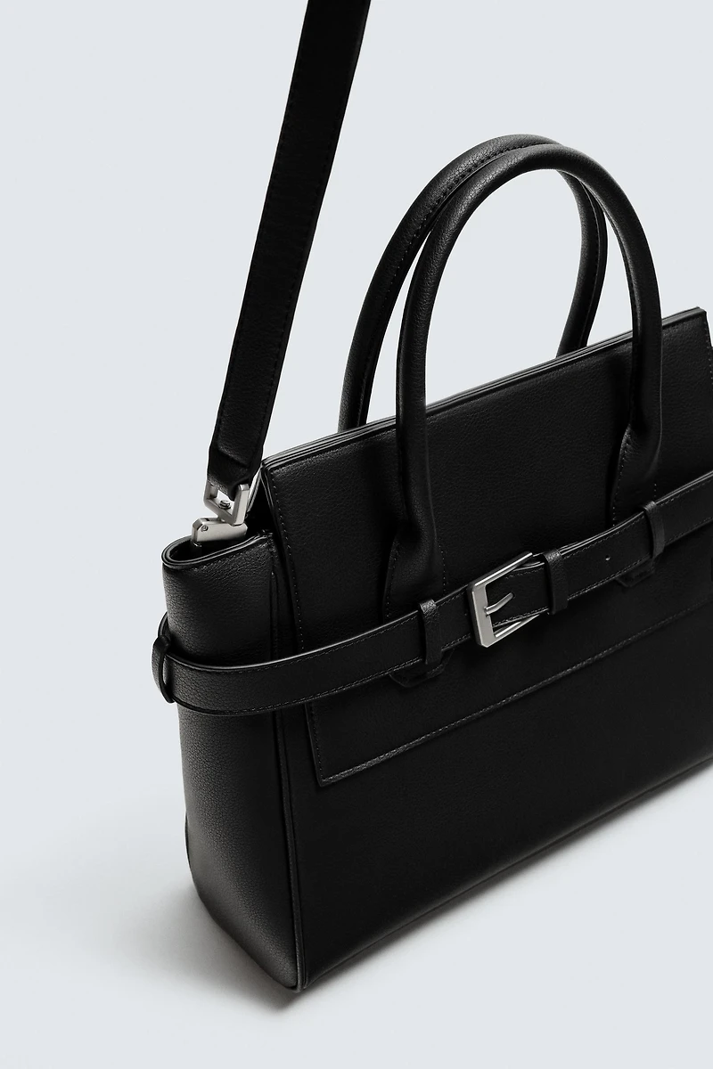 BELT DETAIL HANDBAG