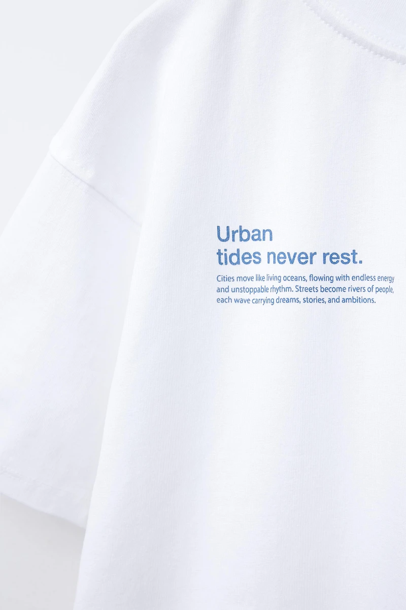 T-SHIRT IMPRIMÉ TEXTE