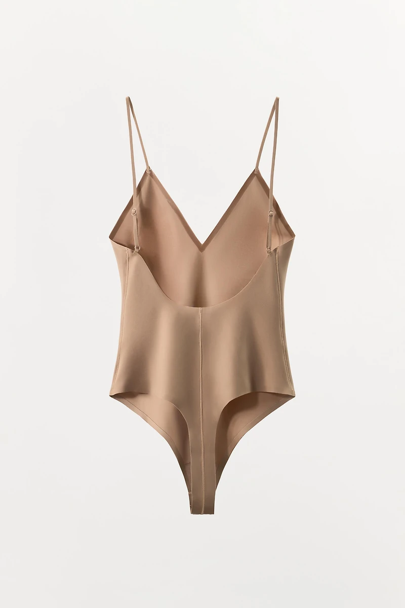STRAPPY BODYSUIT WITH POLYAMIDE