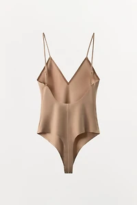 STRAPPY BODYSUIT WITH POLYAMIDE