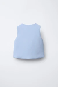 JEWEL BUTTON TOP