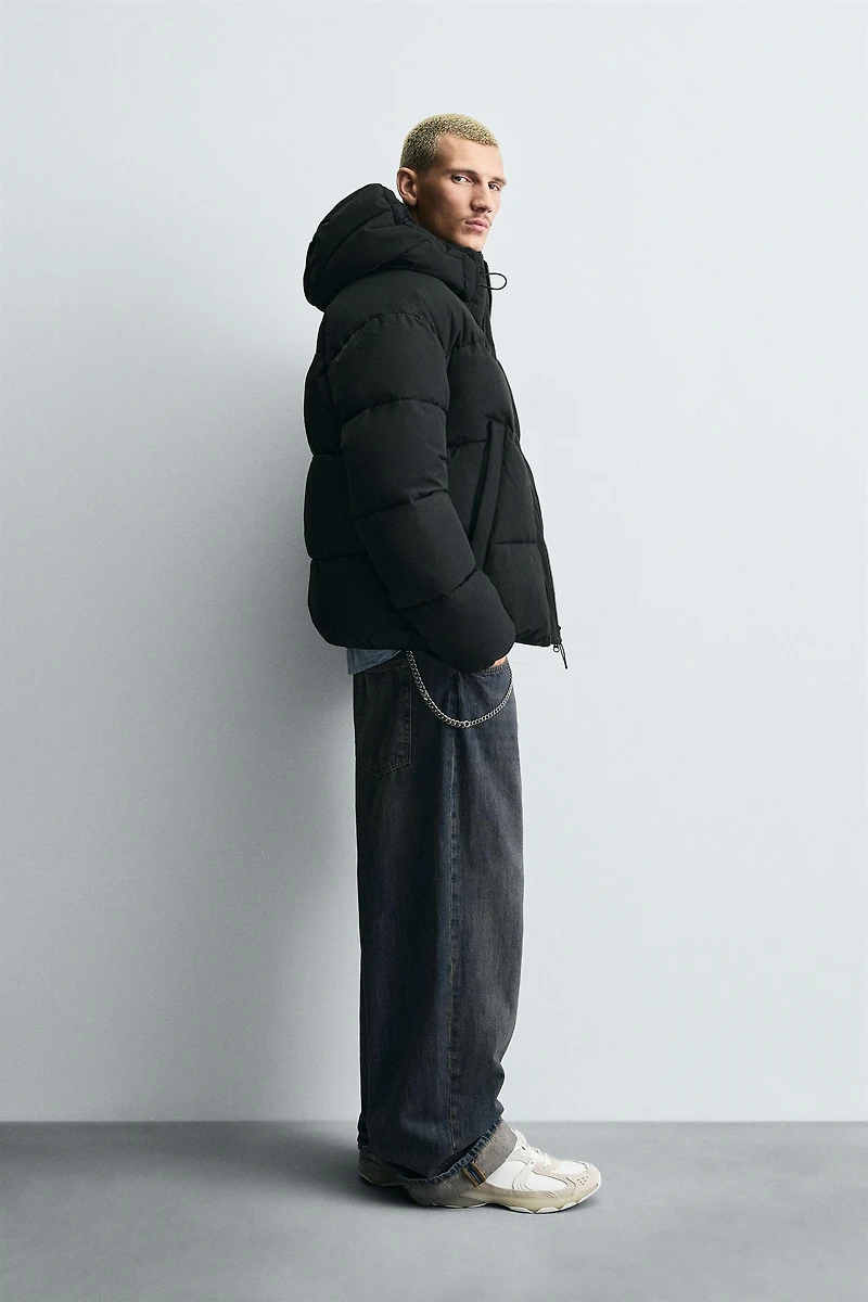 VESTE REMBOURRÉE À CAPUCHE