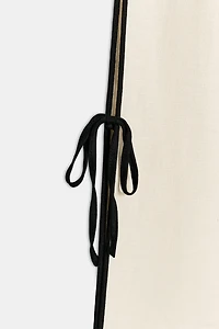 100% LINEN PIPING TROUSERS ZW COLLECTION