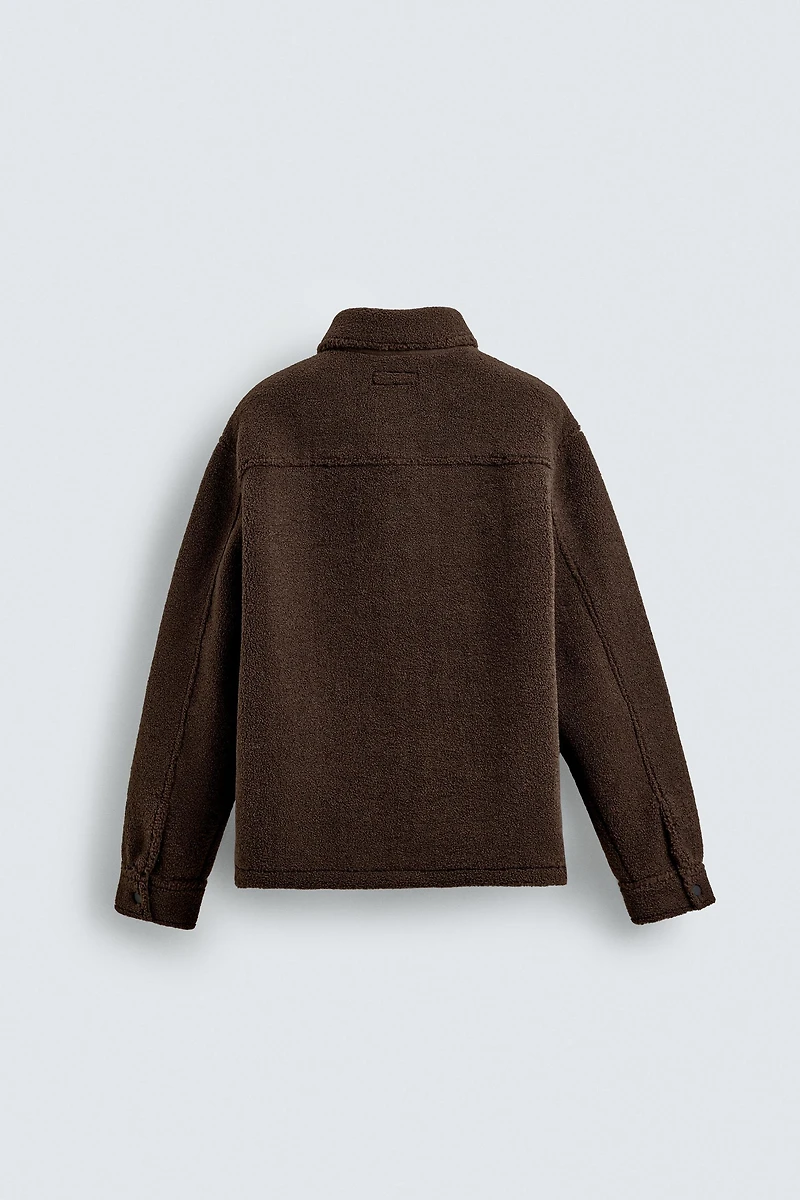 SURCHEMISE EFFET MOUTON