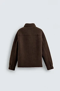 SURCHEMISE EFFET MOUTON