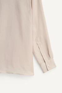100% CUPRO KIMONO SHIRT