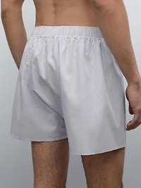 Checked mini boxers