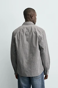 PLAID SHIRT WITH POCKETS