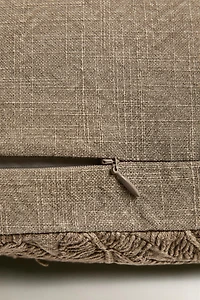 HOUSSE DE COUSSIN BRODÉE