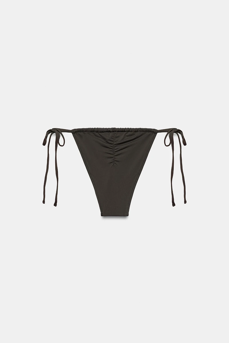 TIE-SIDE SLIDING BIKINI BOTTOM