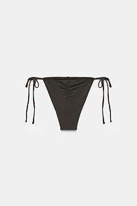 TIE-SIDE SLIDING BIKINI BOTTOM