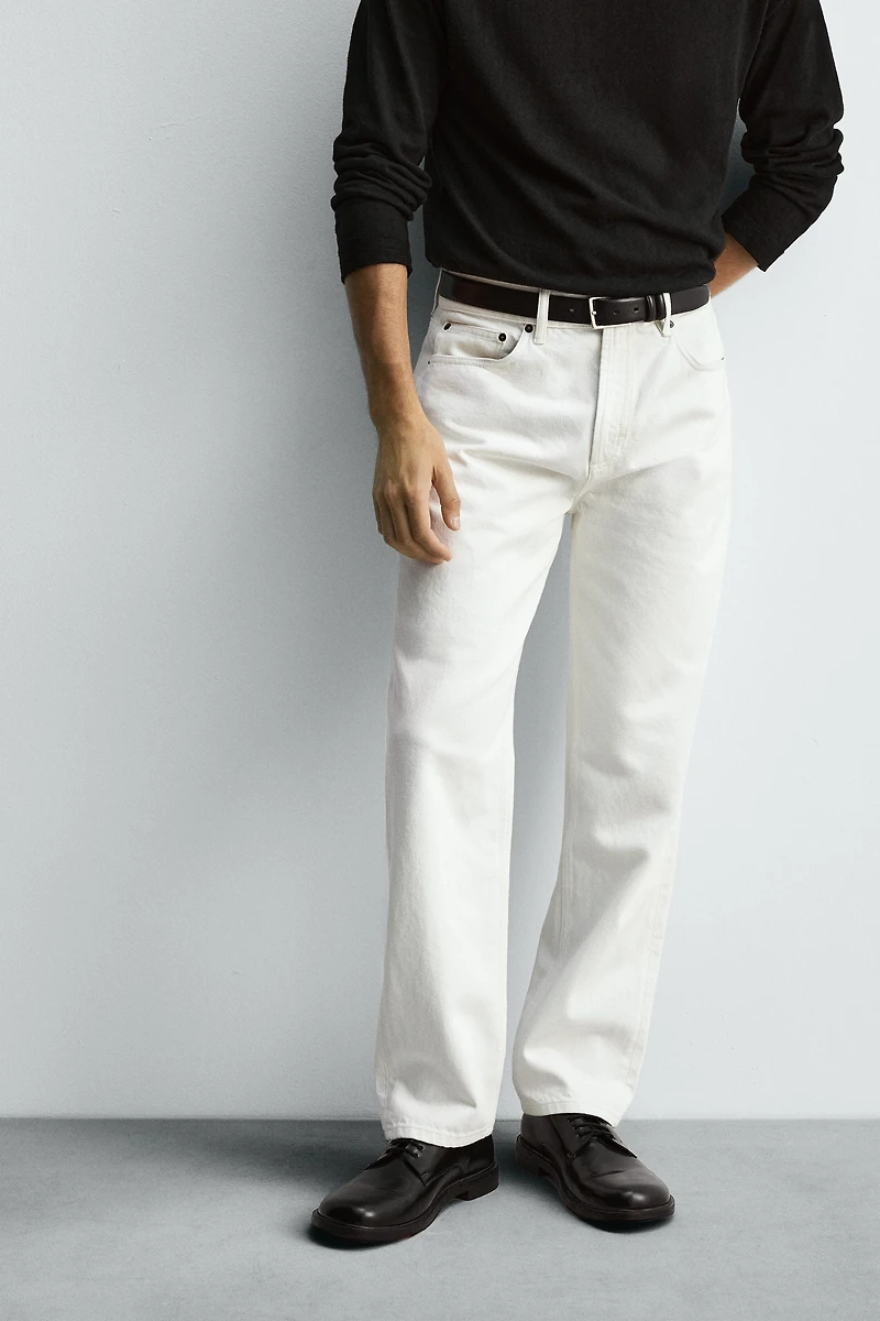STRAIGHT ANKLE FIT JEANS