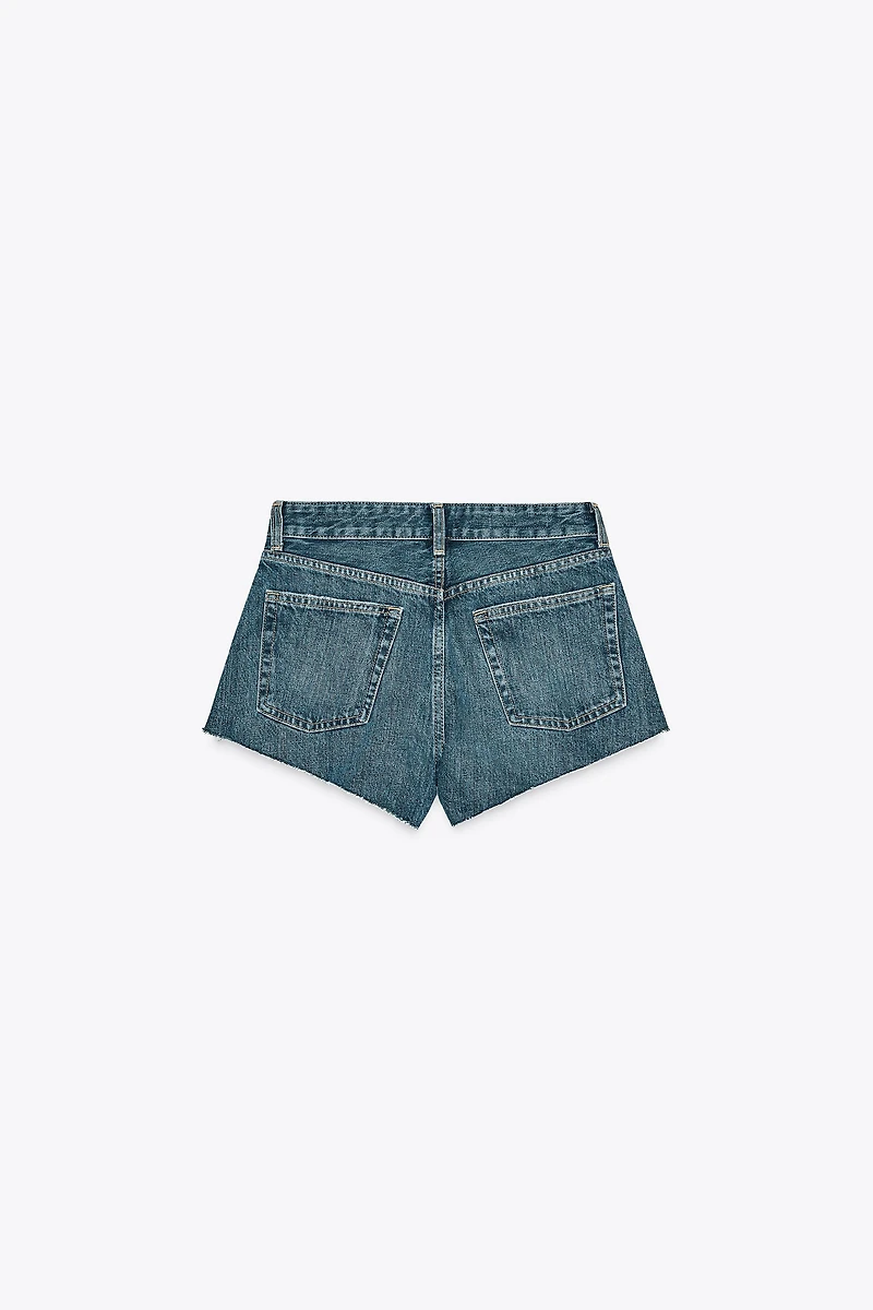 SHORT MINI EN JEAN TRF TAILLE NORMALE
