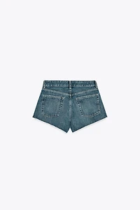 SHORT MINI EN JEAN TRF TAILLE NORMALE