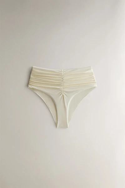 CULOTTE DE BIKINI PLAGE FRONCÉE