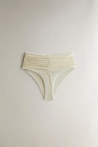 CULOTTE DE BIKINI PLAGE FRONCÉE