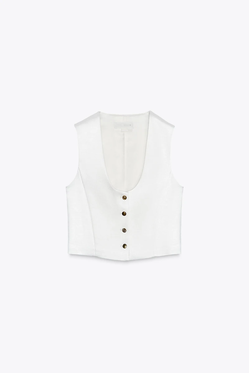 ZW COLLECTION SATIN VEST