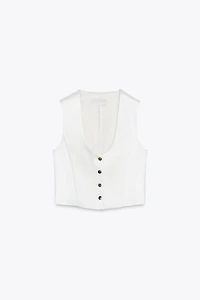 ZW COLLECTION SATIN VEST