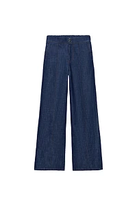 PANTALON DROIT EN LIN