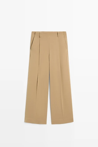 Pantalon large fluide à pinces - STUDIO