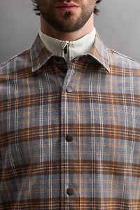 LYOCELL - WOOL PLAID SHIRT