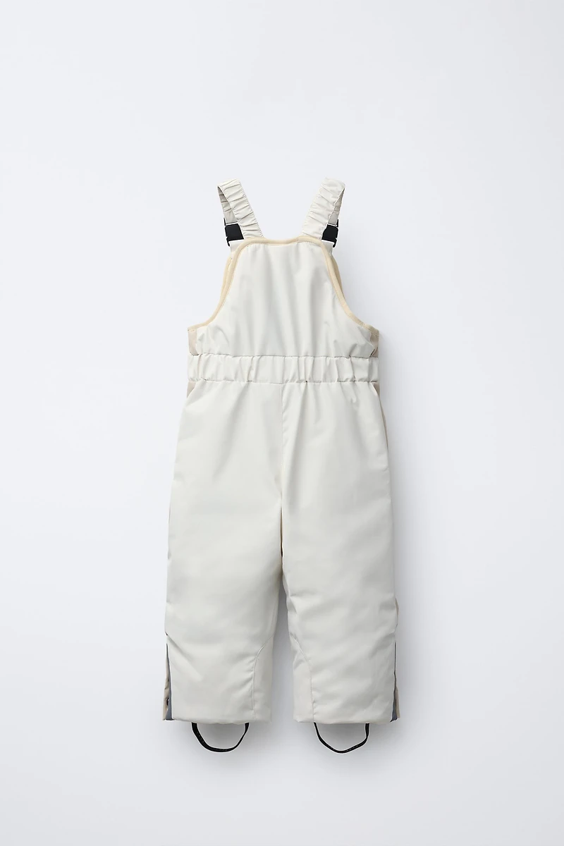COLOR BLOCK WATER-RESISTANT AND WINDPROOF OVERALLS