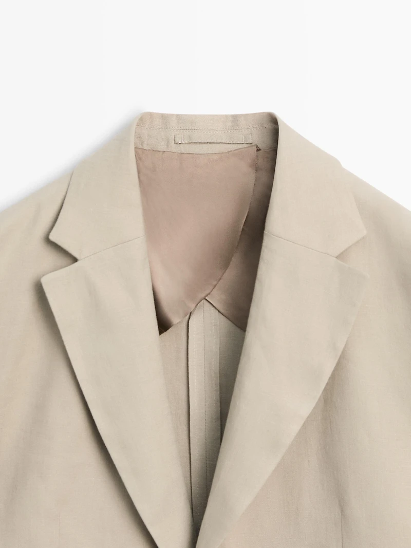 Veste de costume lin
