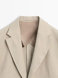 Veste de costume lin