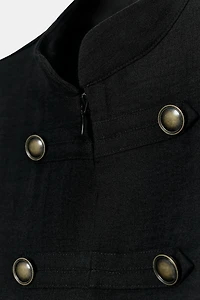 SLEEVELESS BUTTON SHIRT