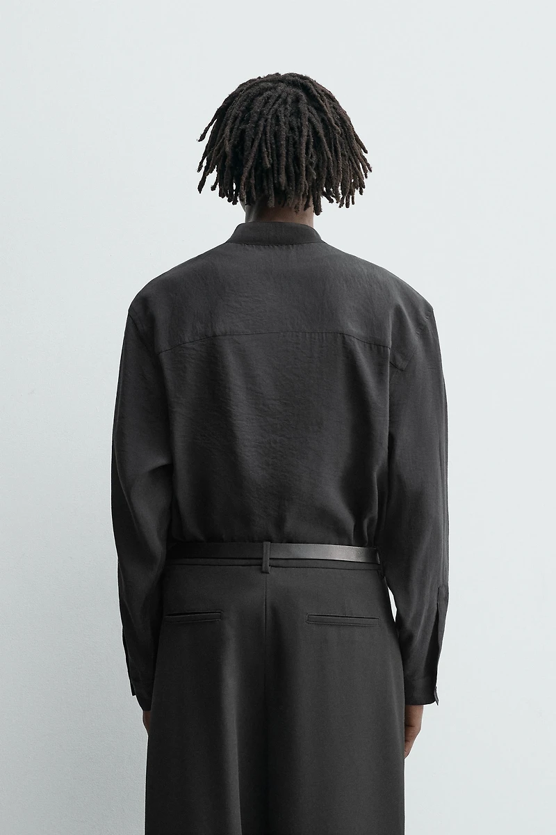 FLOWY POLO SHIRT