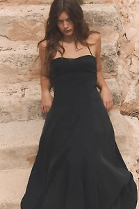 POLKA DOT MIDI DRESS