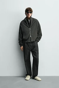 RELAXED FIT OTTOMAN JACKET